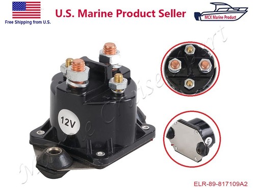 Starter solenoid relay - solenoid, for
